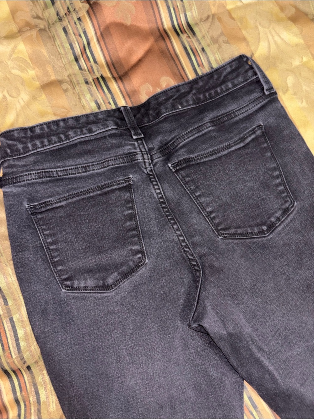 Universal Thread Straight Leg Pants in Washed Black Denim